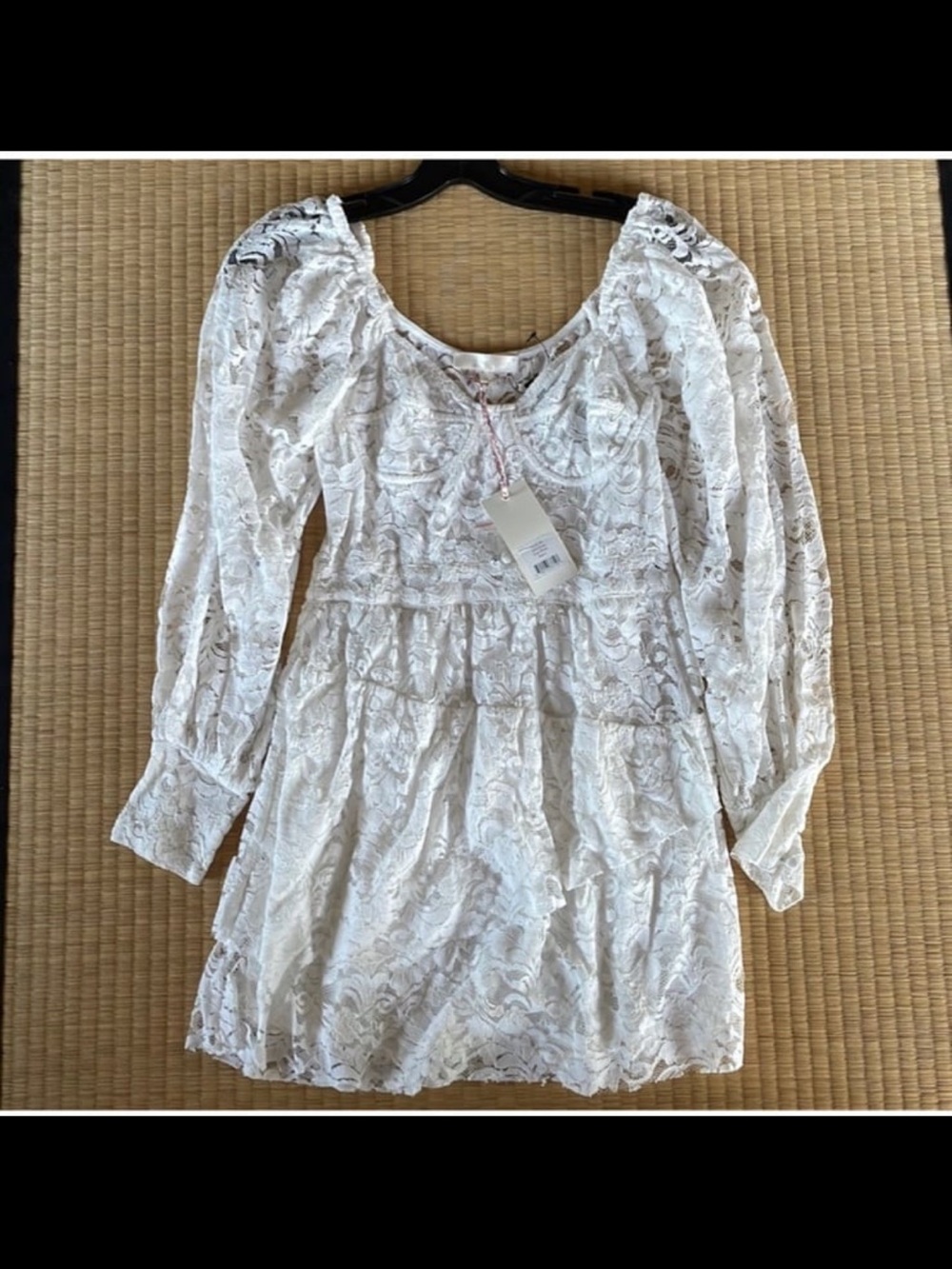 Love Shack Fancy White Lace Dress